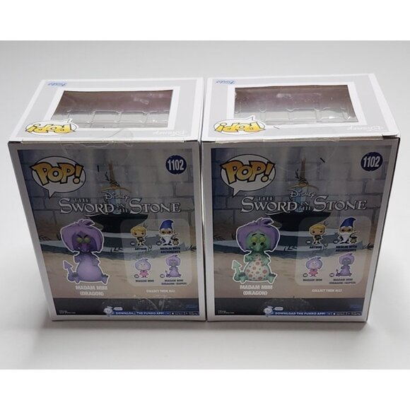 Funko Pop Disney The Sword In The Stone 1102 - Madam Mim Dragon Bundle - Picture 5 of 7